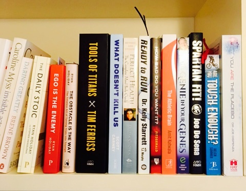 A selection of books about self mastery, potential and human endeavour